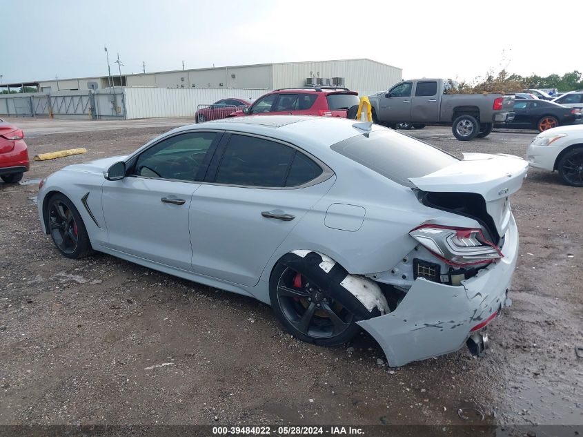 2020 Genesis G70 3.3T Rwd VIN: KMTG34LE2LU050028 Lot: 39484022