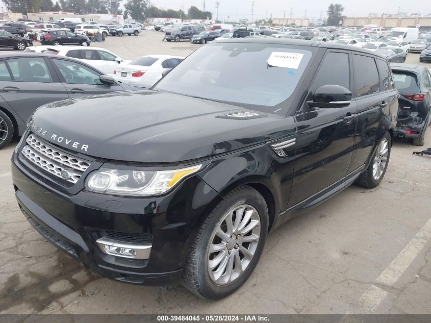 2017 Land Rover Range Rover Sport 3.0L V6 Turbocharged Diesel Hse Td6 VIN: SALWR2FKXHA157859 Lot: 39484045