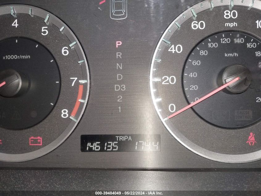 2009 Honda Accord 2.4 Ex-L VIN: 1HGCP26839A201062 Lot: 39484049