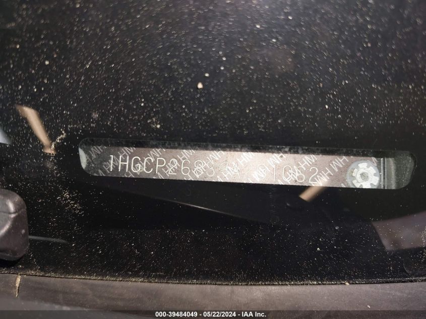 2009 Honda Accord 2.4 Ex-L VIN: 1HGCP26839A201062 Lot: 39484049