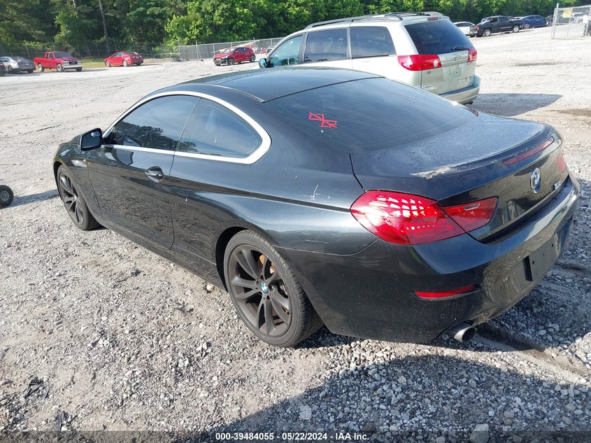 2012 BMW 640I VIN: WBALW3C59CC892012 Lot: 39484055