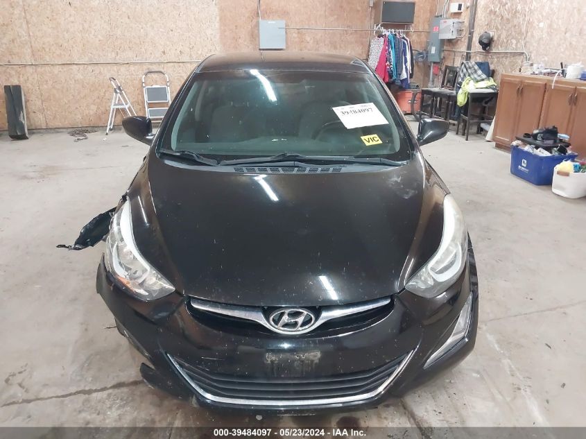 2014 Hyundai Elantra Se VIN: 5NPDH4AE7EH455580 Lot: 39484097