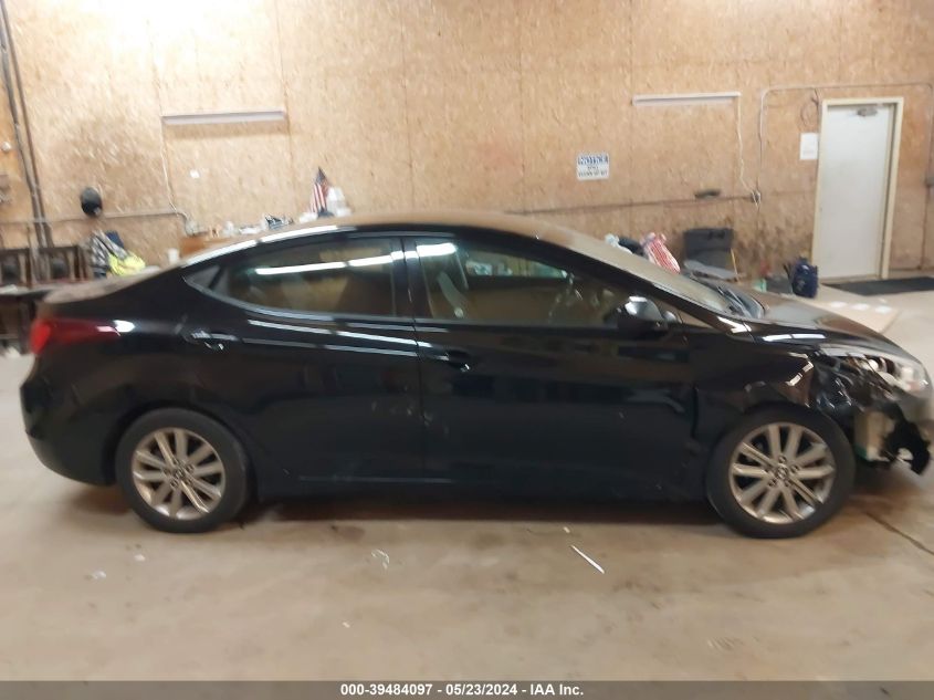 2014 Hyundai Elantra Se VIN: 5NPDH4AE7EH455580 Lot: 39484097
