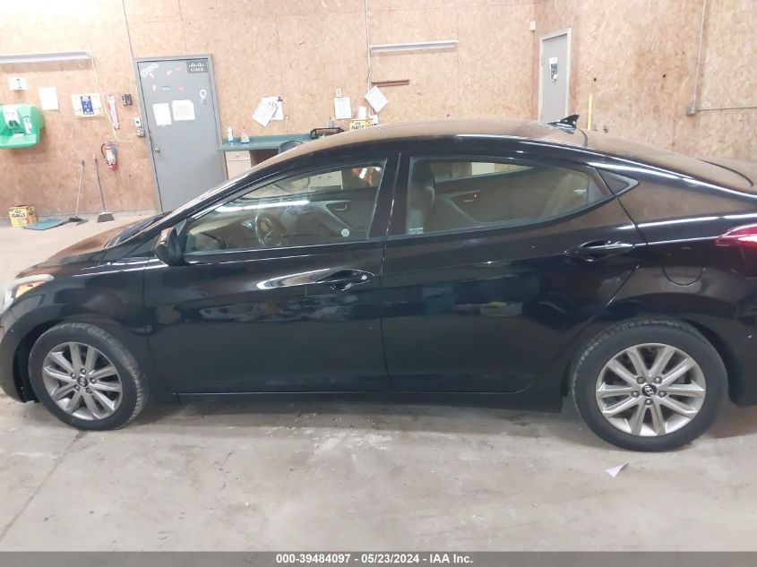 2014 Hyundai Elantra Se VIN: 5NPDH4AE7EH455580 Lot: 39484097