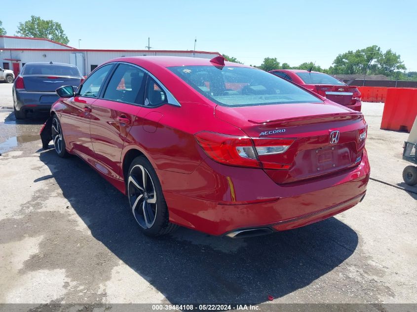 2018 Honda Accord Sport 2.0T VIN: 1HGCV2F3XJA002590 Lot: 39484108