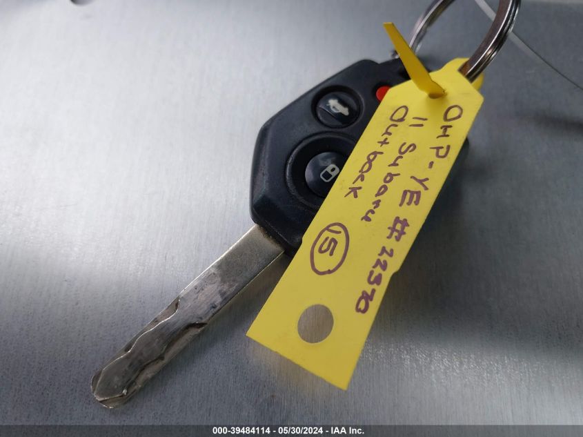 2011 Subaru Outback 2.5I VIN: 4S4BRCAC8B3355827 Lot: 39484114