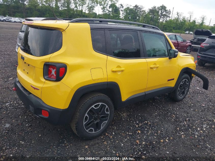 2017 Jeep Renegade Trailhawk 4X4 VIN: ZACCJBCB9HPE55227 Lot: 39484121