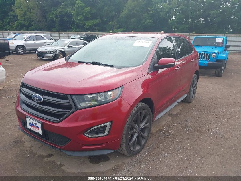 2015 Ford Edge Sport VIN: 2FMTK4AP1FBC24701 Lot: 39484141