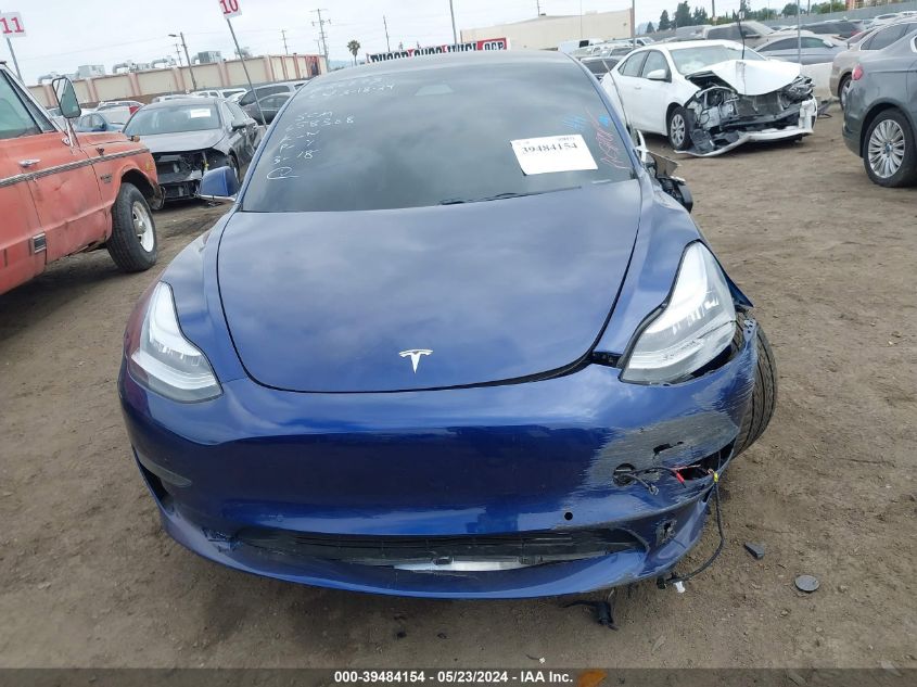 2020 Tesla Model 3 Standard Range Plus Rear-Wheel Drive/Standard Range Rear-Wheel Drive VIN: 5YJ3E1EA3LF658388 Lot: 39484154