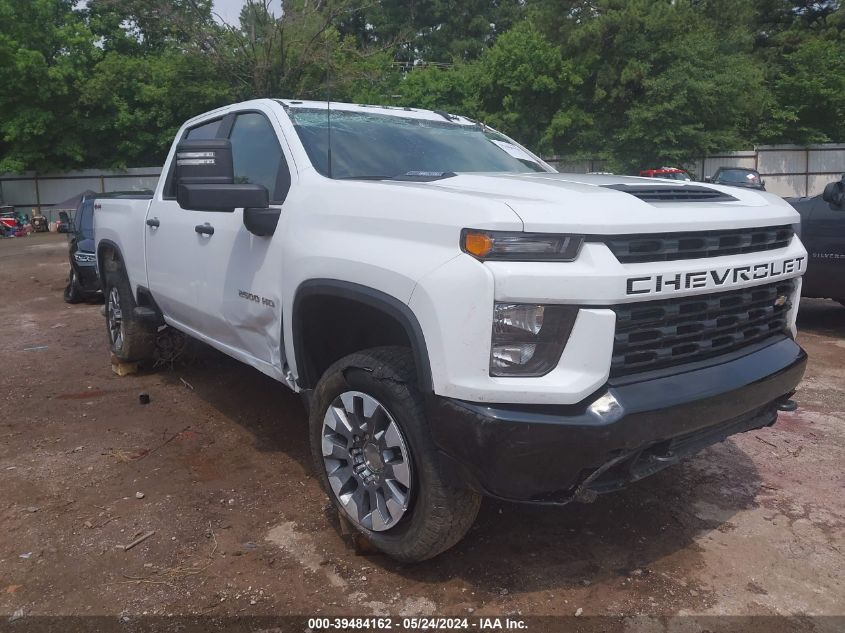 2021 Chevrolet Silverado 2500Hd 4Wd Standard Bed Custom VIN: 1GC4YMEY1MF247384 Lot: 39484162