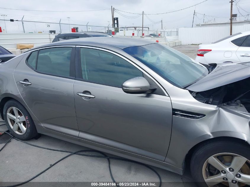 2015 Kia Optima Lx VIN: 5XXGM4A76FG501598 Lot: 39484166