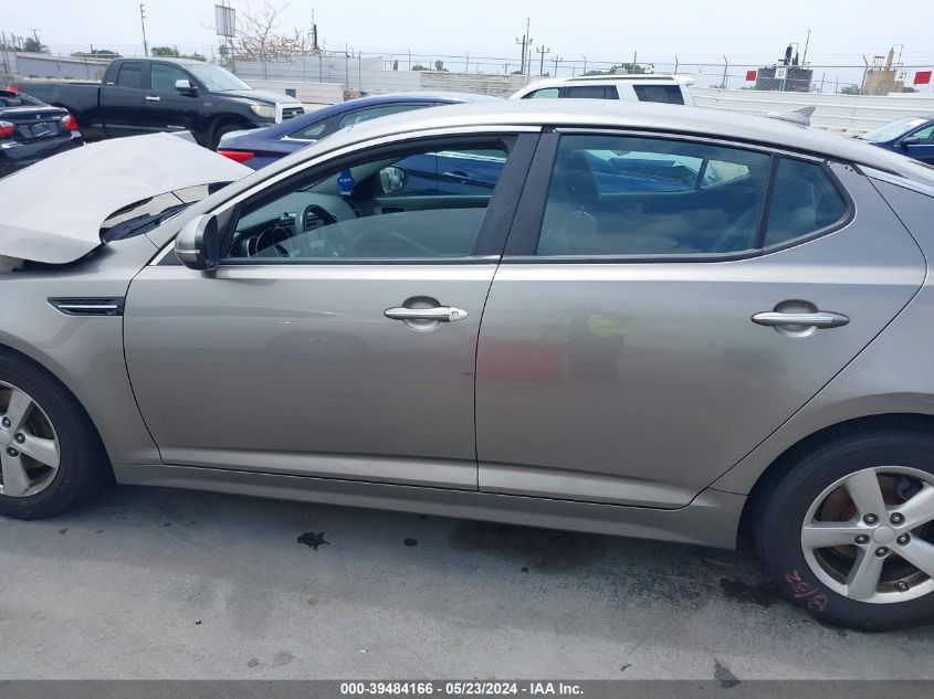 2015 Kia Optima Lx VIN: 5XXGM4A76FG501598 Lot: 39484166