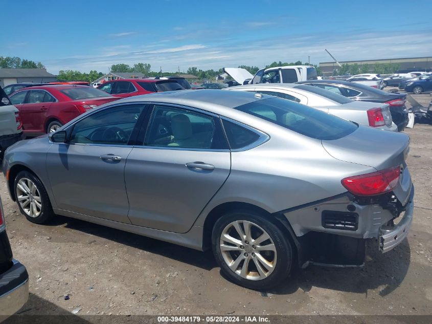 2015 Chrysler 200 Limited VIN: 1C3CCCAB0FN674431 Lot: 39484179