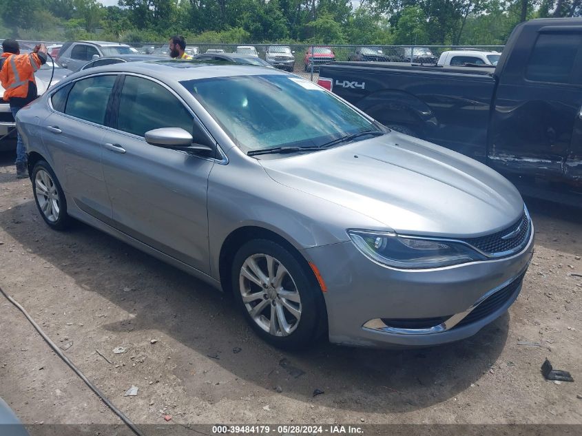 2015 Chrysler 200 Limited VIN: 1C3CCCAB0FN674431 Lot: 39484179