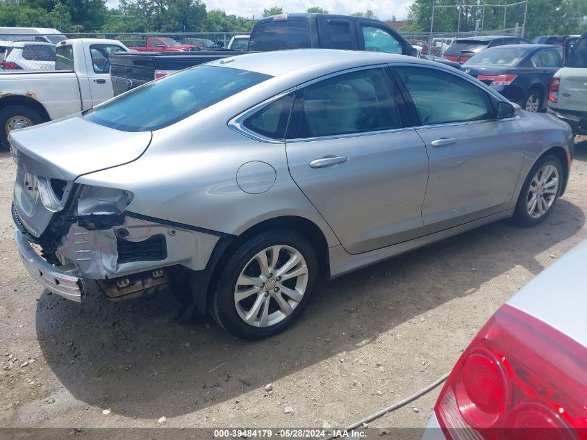 2015 Chrysler 200 Limited VIN: 1C3CCCAB0FN674431 Lot: 39484179