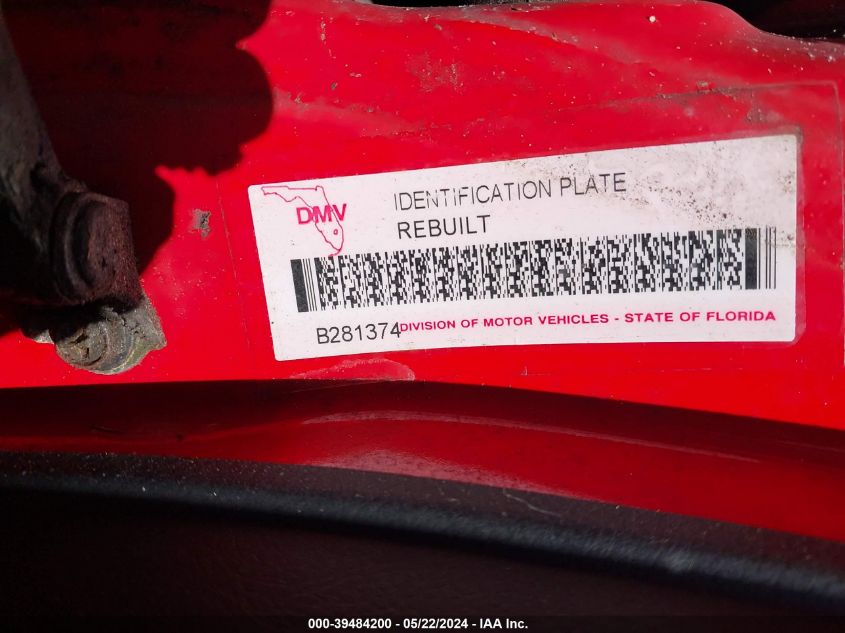 2000 Toyota Mr2 Spyder VIN: JTDFR3203Y0012461 Lot: 39484200