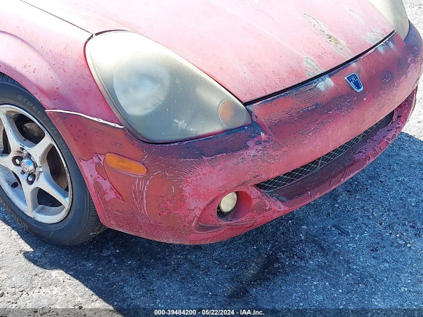 2000 Toyota Mr2 Spyder VIN: JTDFR3203Y0012461 Lot: 39484200