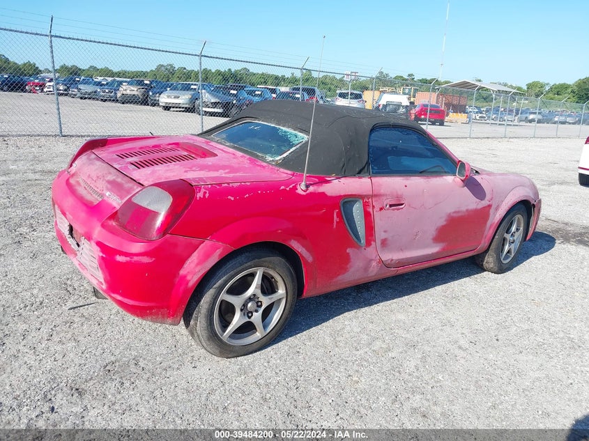 2000 Toyota Mr2 Spyder VIN: JTDFR3203Y0012461 Lot: 39484200