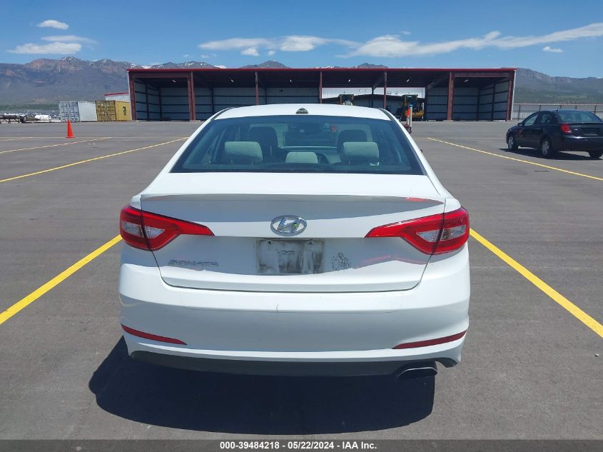 2017 Hyundai Sonata Se VIN: 5NPE24AFXHH453678 Lot: 39484218