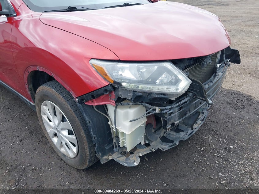 2016 Nissan Rogue S/Sl/Sv VIN: KNMAT2MV3GP697744 Lot: 39484269