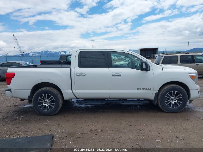 2021 Nissan Titan Sv 4X4 VIN: 1N6AA1ED9MN505222 Lot: 39484273