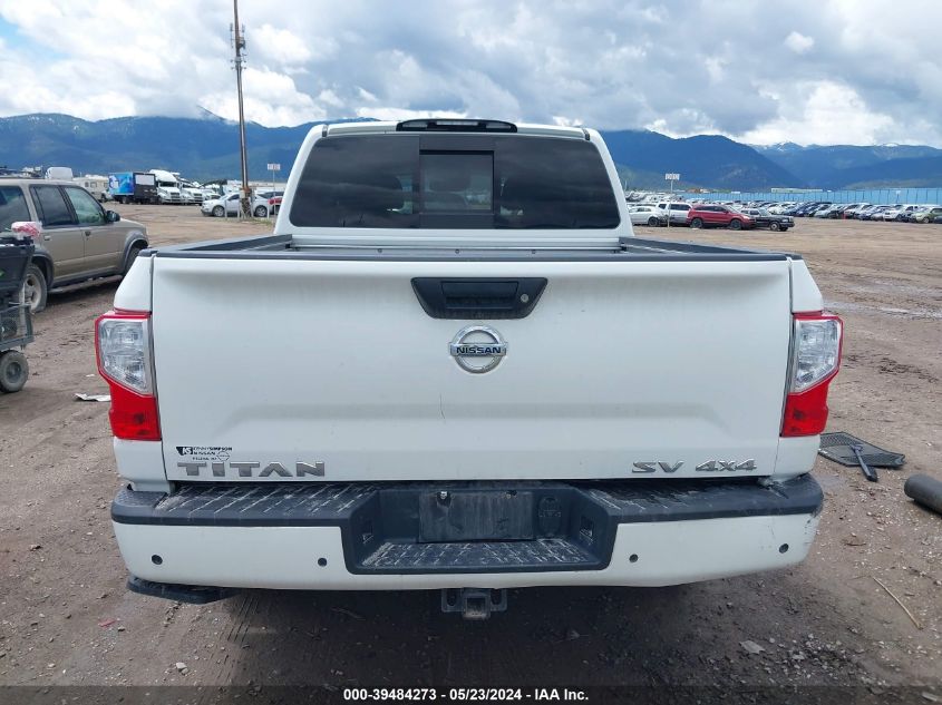 2021 Nissan Titan Sv 4X4 VIN: 1N6AA1ED9MN505222 Lot: 39484273