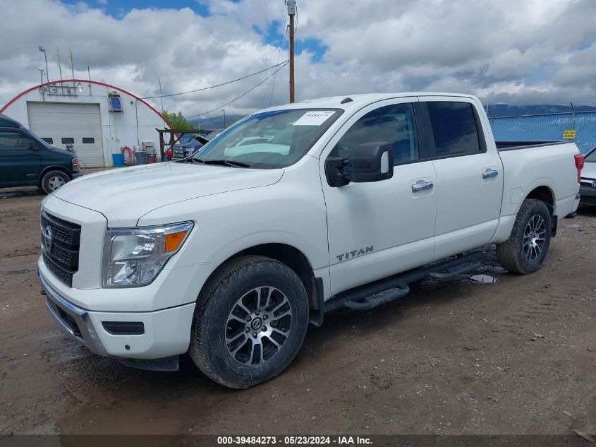 2021 Nissan Titan Sv 4X4 VIN: 1N6AA1ED9MN505222 Lot: 39484273