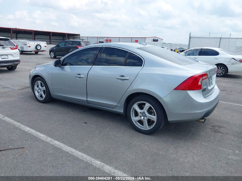 2013 Volvo S60 T5/T5 Platinum/T5 Premier/T5 Premier Plus VIN: YV1612FS5D1230221 Lot: 39484281