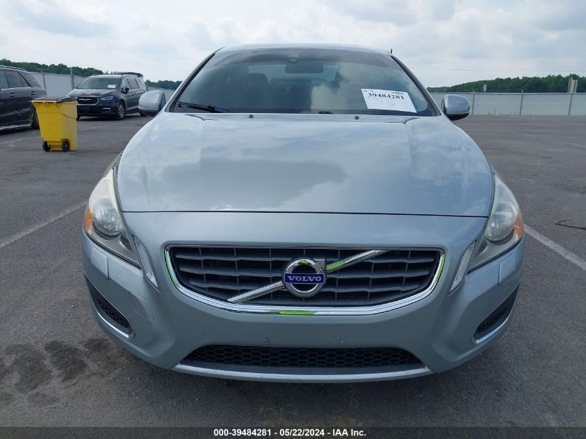 2013 Volvo S60 T5/T5 Platinum/T5 Premier/T5 Premier Plus VIN: YV1612FS5D1230221 Lot: 39484281