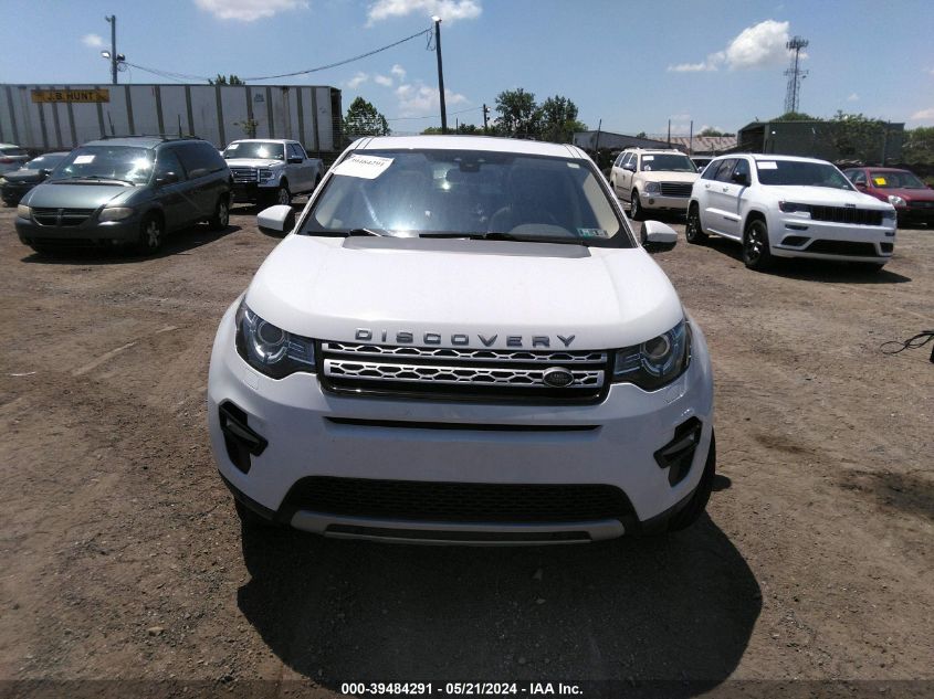 2018 Land Rover Discovery Sport Hse VIN: SALCR2RX5JH753565 Lot: 39484291