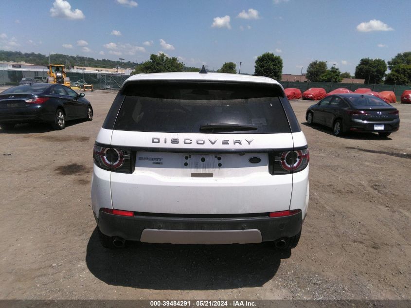 2018 Land Rover Discovery Sport Hse VIN: SALCR2RX5JH753565 Lot: 39484291