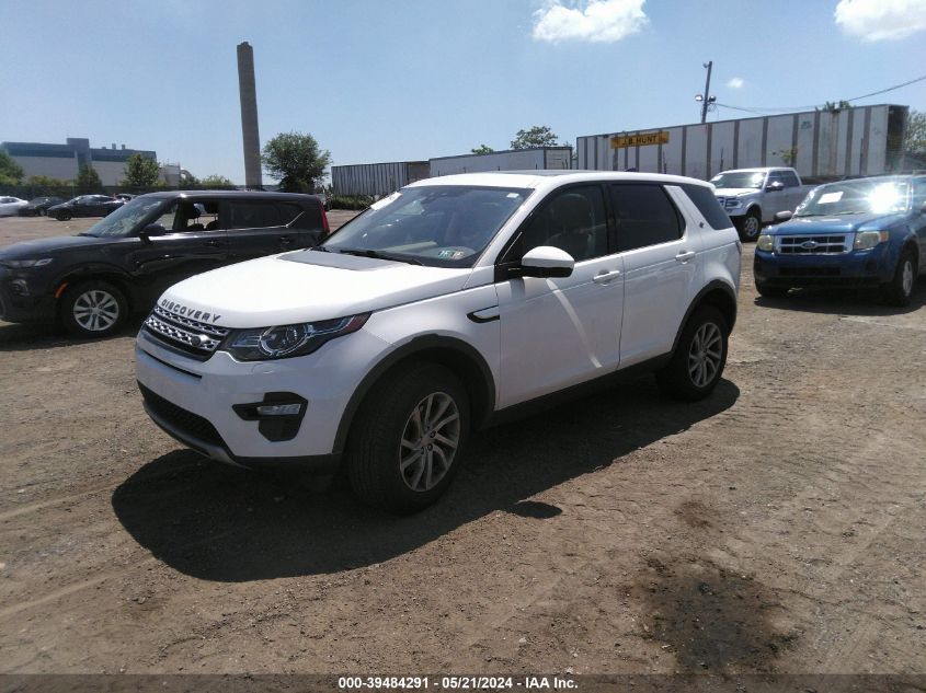 2018 Land Rover Discovery Sport Hse VIN: SALCR2RX5JH753565 Lot: 39484291