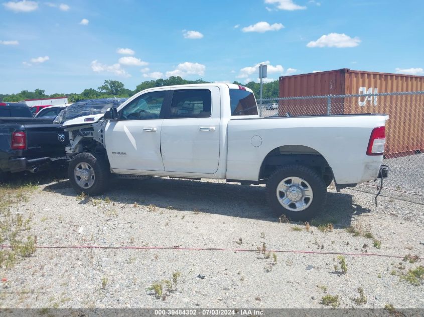 2019 Ram 2500 Big Horn 4X4 6'4 Box VIN: 3C6UR5DL1KG620922 Lot: 39484302