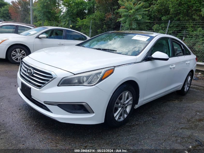 2016 Hyundai Sonata Se VIN: 5NPE24AF8GH326734 Lot: 39484314