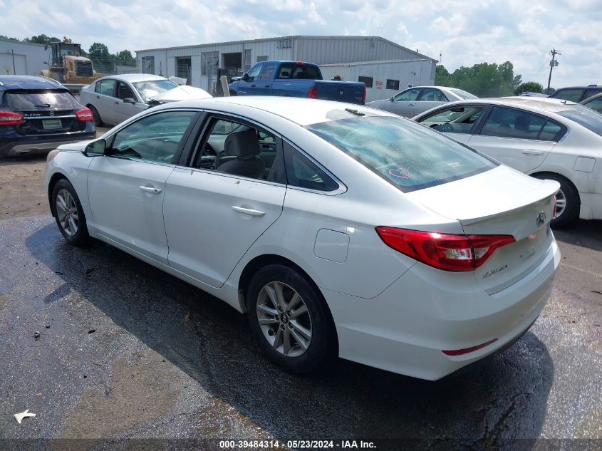 2016 Hyundai Sonata Se VIN: 5NPE24AF8GH326734 Lot: 39484314