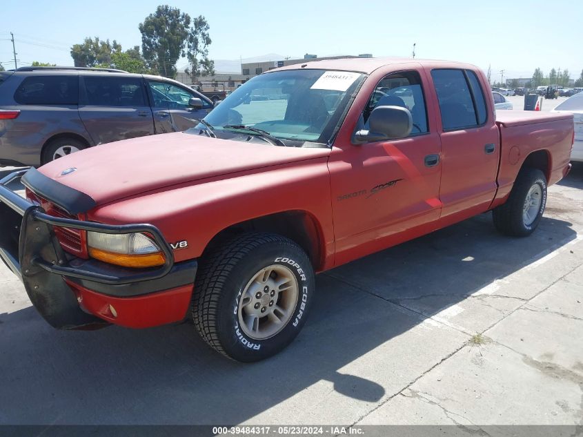 2000 Dodge Dakota Slt/Sport VIN: 1B7GL2AN3YS607182 Lot: 39484317