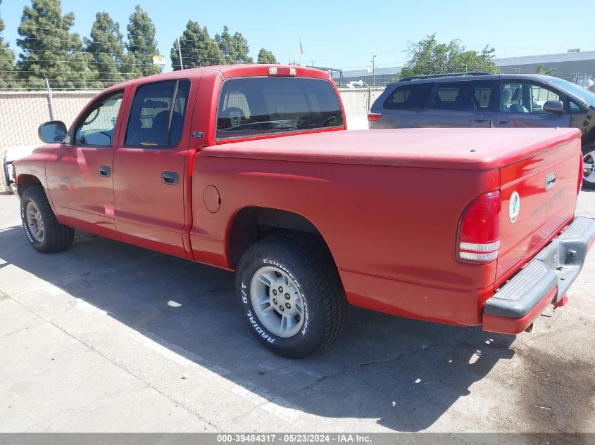 2000 Dodge Dakota Slt/Sport VIN: 1B7GL2AN3YS607182 Lot: 39484317