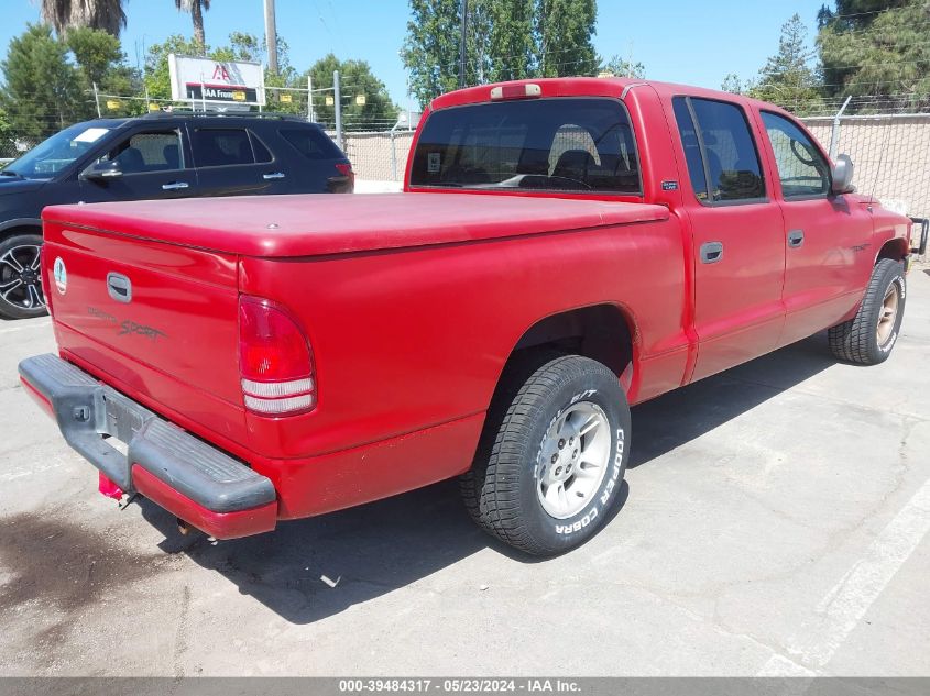 2000 Dodge Dakota Slt/Sport VIN: 1B7GL2AN3YS607182 Lot: 39484317