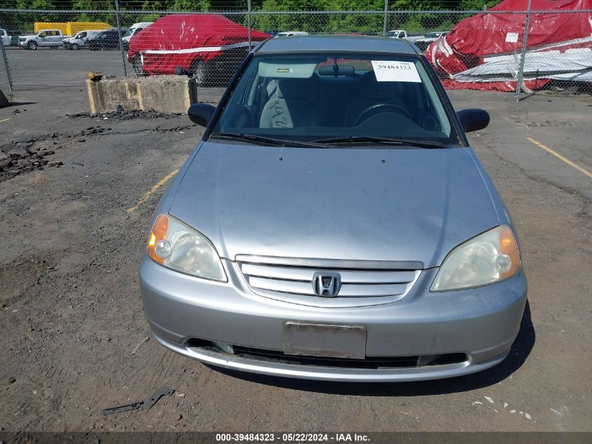 1HGES16221L019813 | 2001 HONDA CIVIC