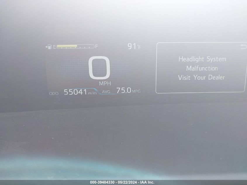 2022 Toyota Prius Prime Xle VIN: JTDKAMFP1N3201266 Lot: 39484330