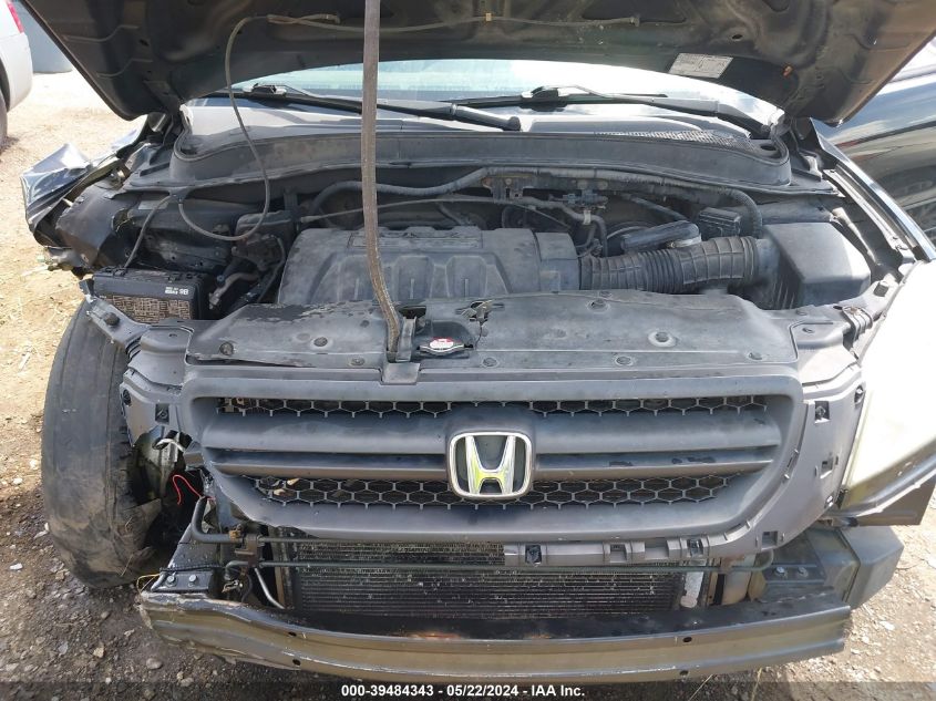 2005 Honda Pilot Ex-L VIN: 5FNYF18555B037786 Lot: 39484343