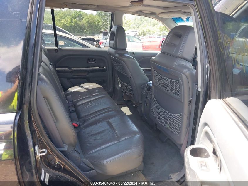 2005 Honda Pilot Ex-L VIN: 5FNYF18555B037786 Lot: 39484343