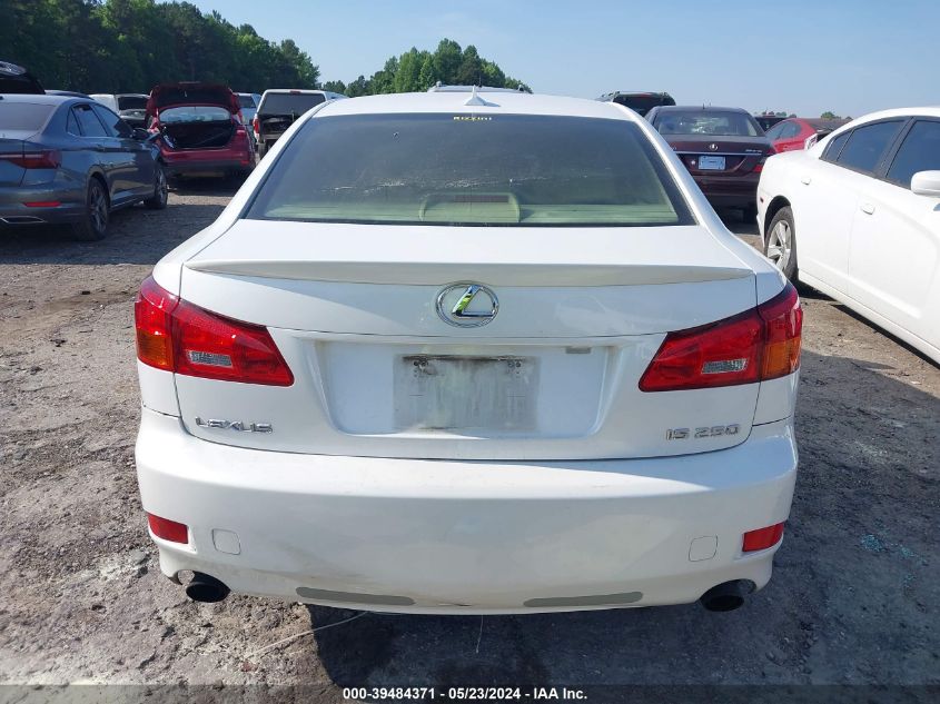 2008 Lexus Is 250 VIN: JTHBK262382060120 Lot: 39484371