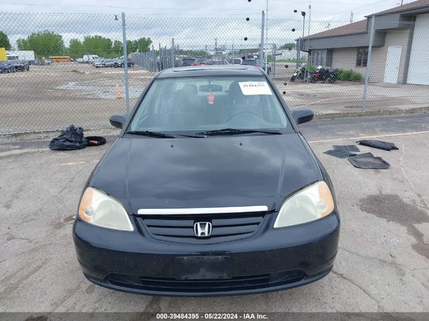 2003 Honda Civic Ex VIN: 2HGES26763H613726 Lot: 39484395