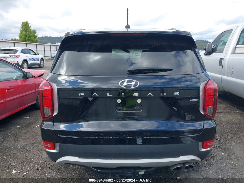 2022 Hyundai Palisade Sel VIN: KM8R3DHE7NU372467 Lot: 39484402