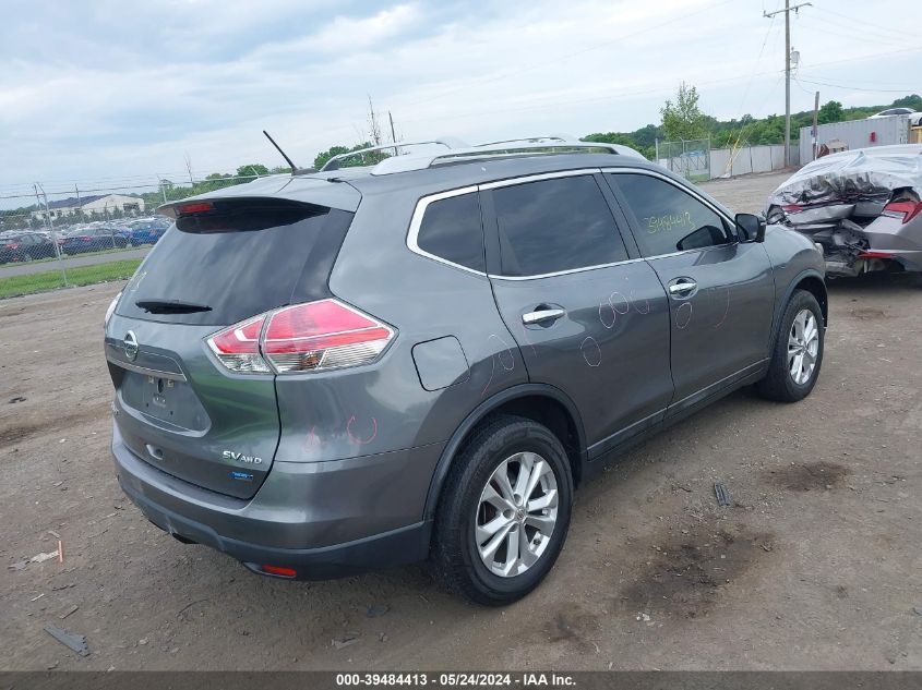 2014 Nissan Rogue Sv VIN: 5N1AT2MV3EC860845 Lot: 39484413