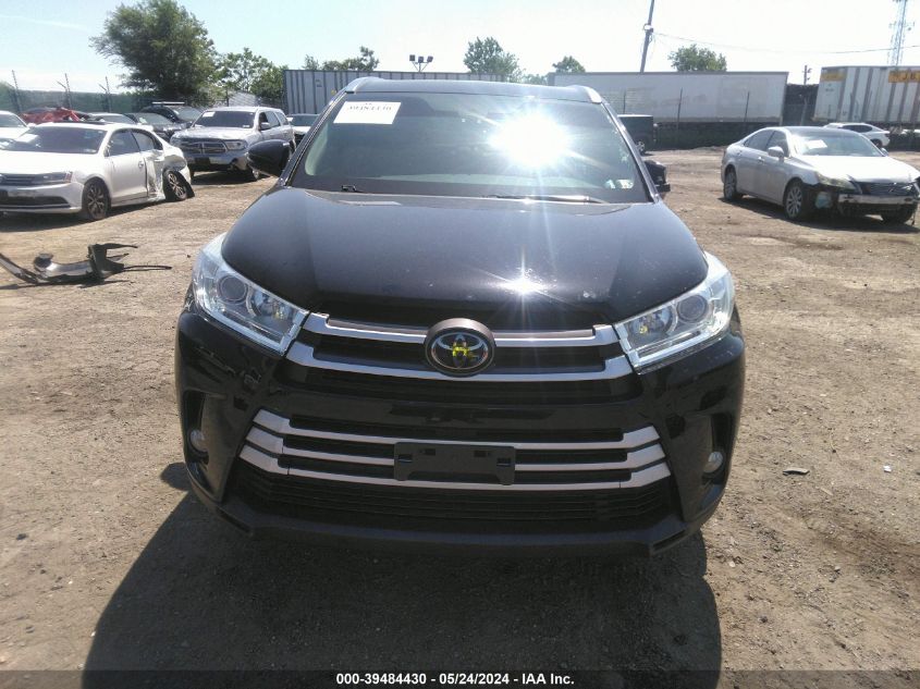 2018 Toyota Highlander Xle VIN: 5TDJZRFH7JS529603 Lot: 39484430