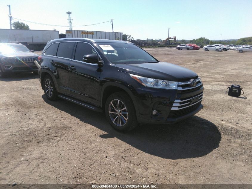 2018 Toyota Highlander Xle VIN: 5TDJZRFH7JS529603 Lot: 39484430