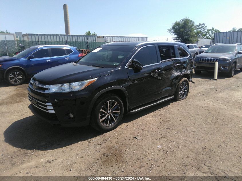 2018 Toyota Highlander Xle VIN: 5TDJZRFH7JS529603 Lot: 39484430