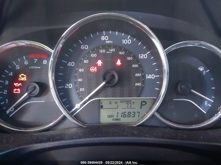 2014 Toyota Corolla Le Plus VIN: 2T1BURHE9EC174888 Lot: 39484439